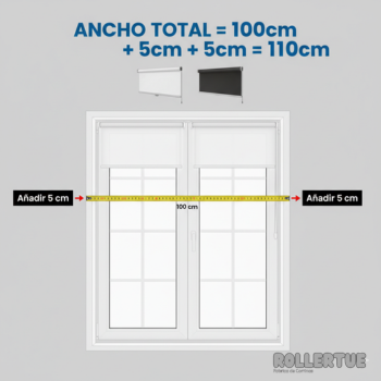 Como medir el ancho Rollertue